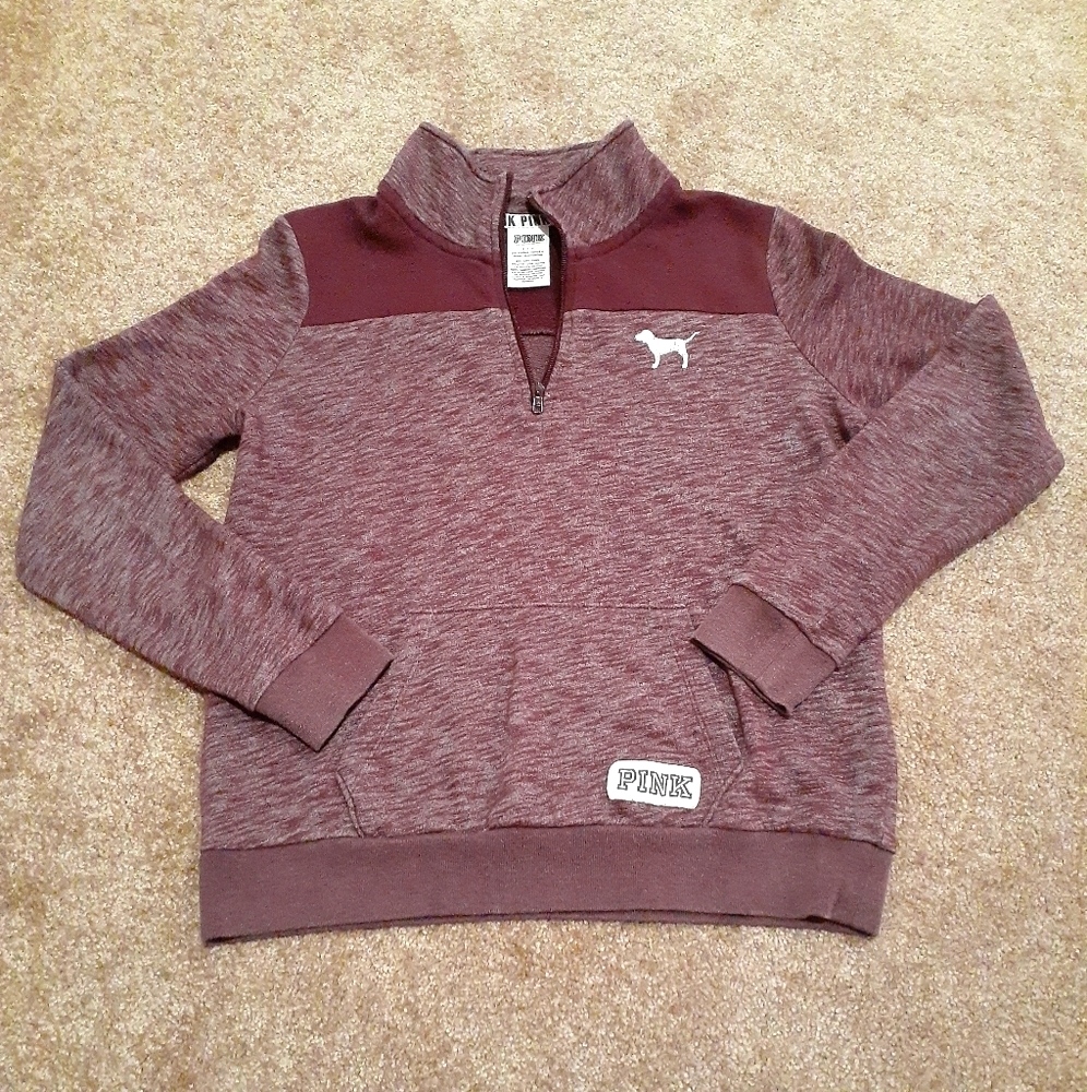 PINK Victoria Secret half zip pullover